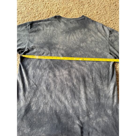Vintage The Mountain Galaxy Print Faded Black Tie Dye XL Tshirt - Picture 6 of 7